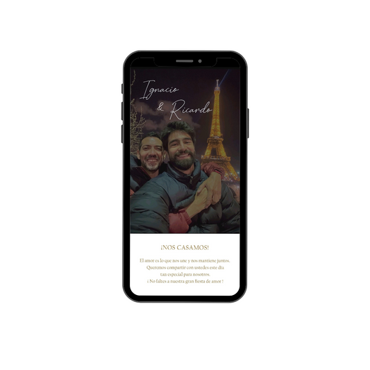 Invitación Digital Plus cód. DY114