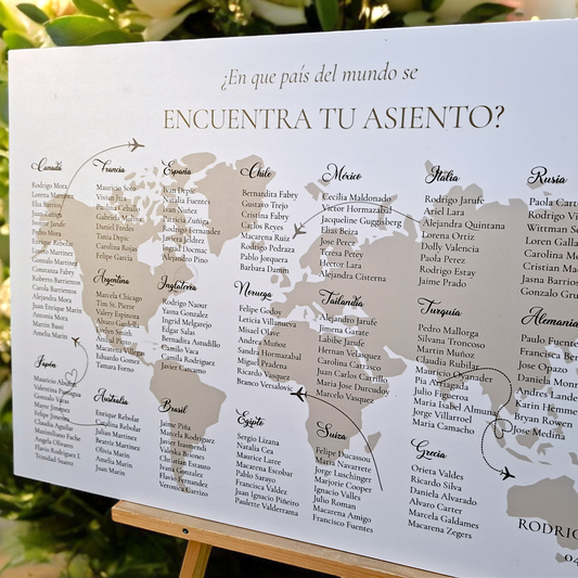 Letrero Encuentra tu asiento cód.LE027