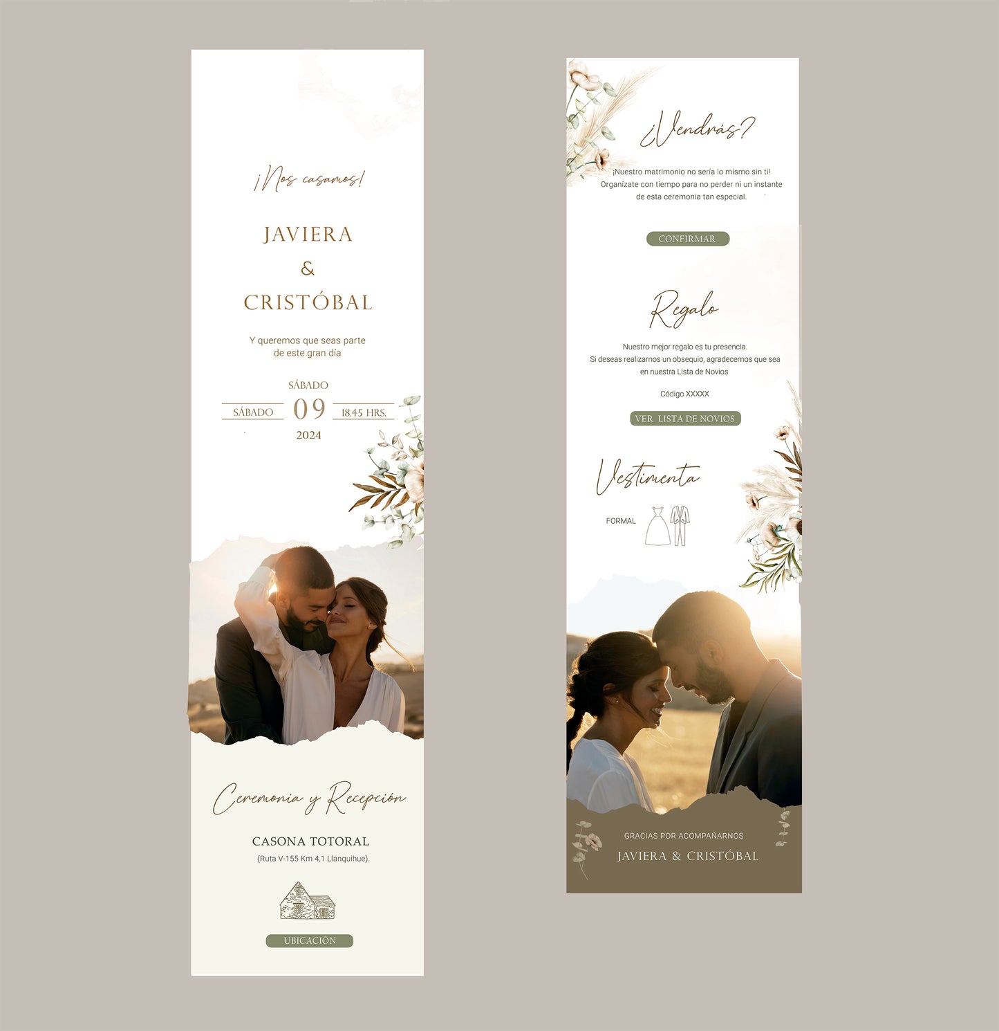 Invitación Digital Plus cód. DY112