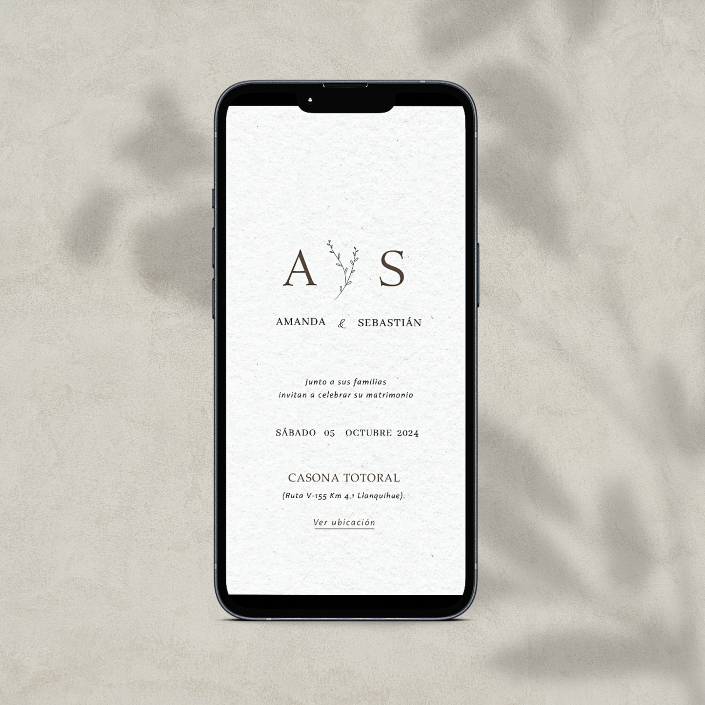 Invitación Digital Plus cód. DY113