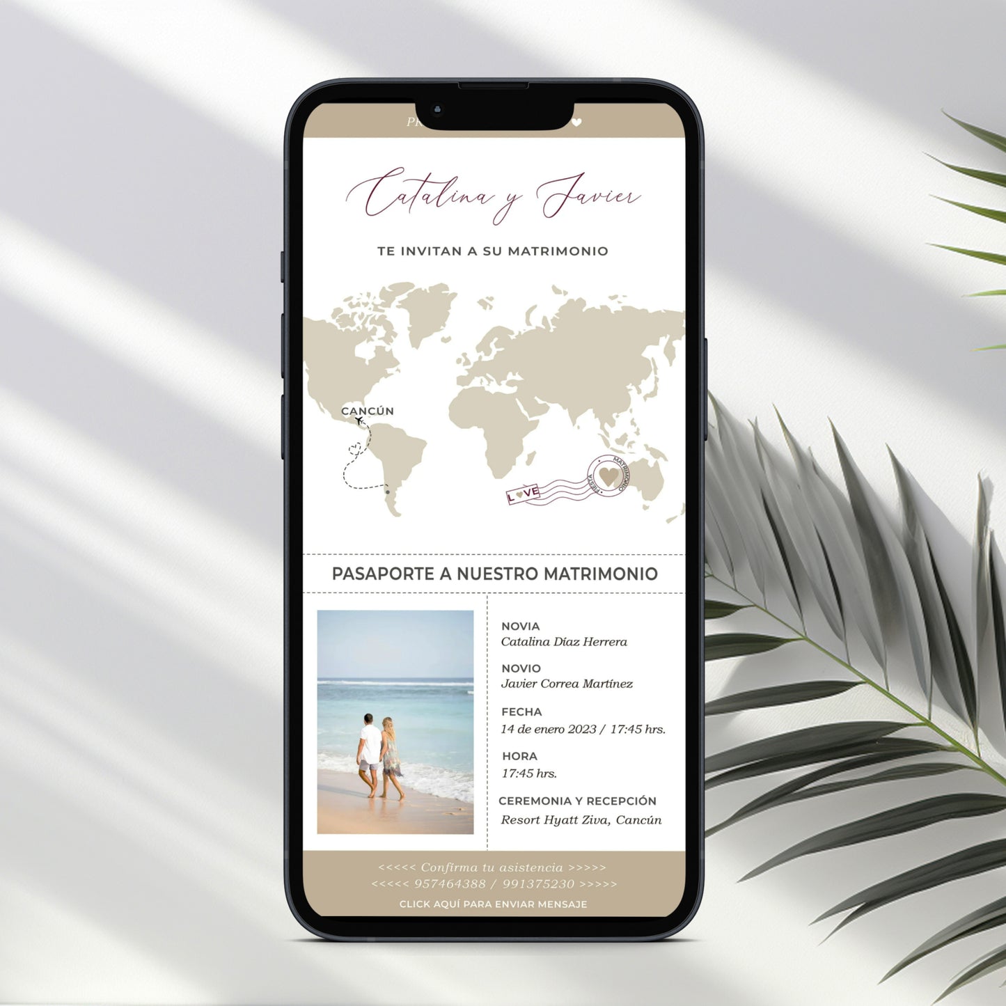 Invitación Digital Plus (Cód.D027)