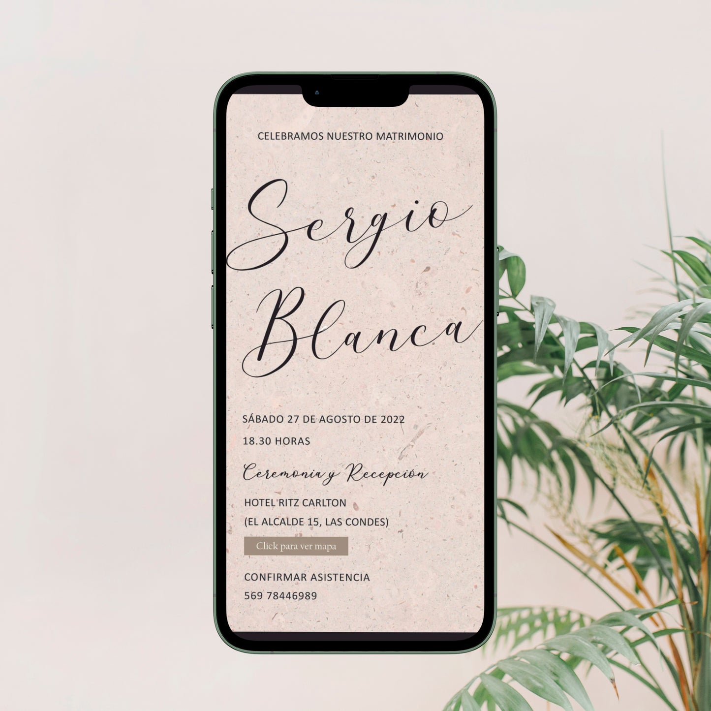 Invitación Digital Simple (cód. D300)