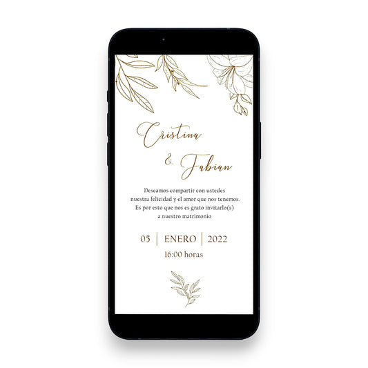 Invitación Digital Plus (cód. D008)