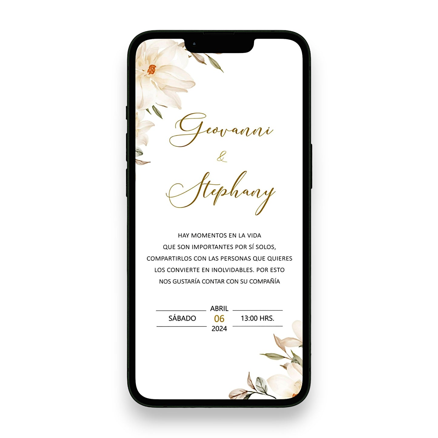 Invitación Digital Plus (cód. D010)