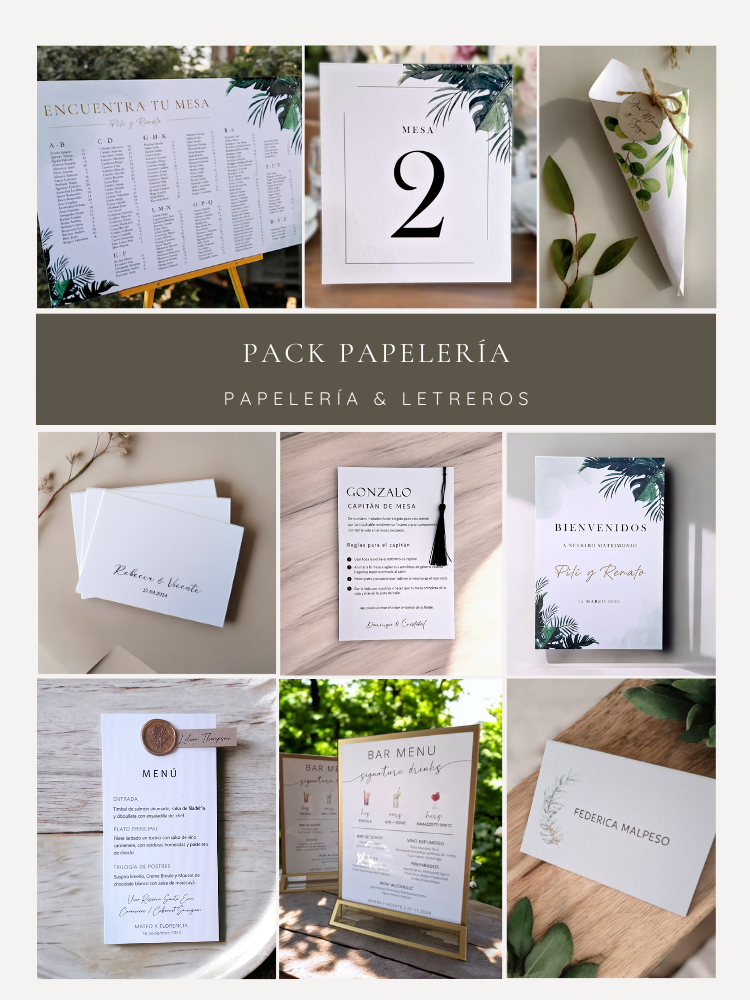 Pack 3:  FULL PAPELERÍA & COMPLEMENTOS