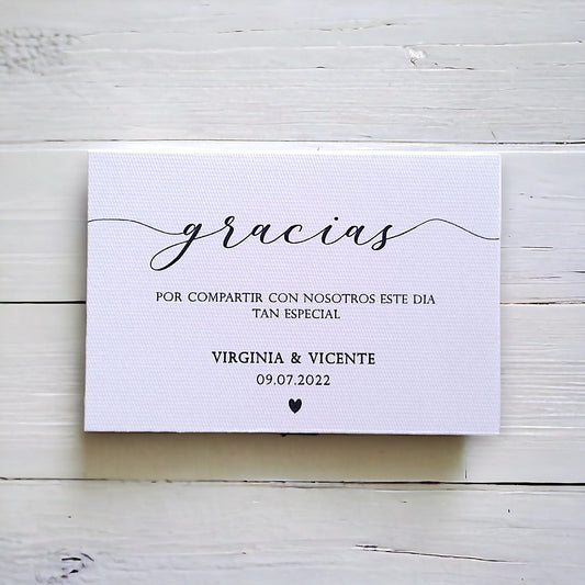 Tarjeta de agradecimiento cód. T-001