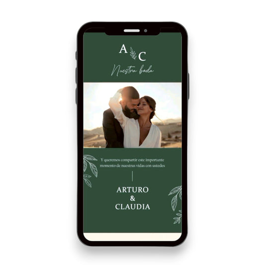 Invitación Digital Plus (cód.DY110)