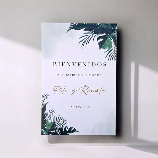 Letrero de Bienvenida (cód.LB010)