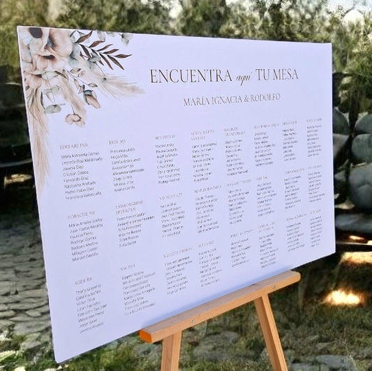 Letrero Encuentra tu asiento cód.LE-012