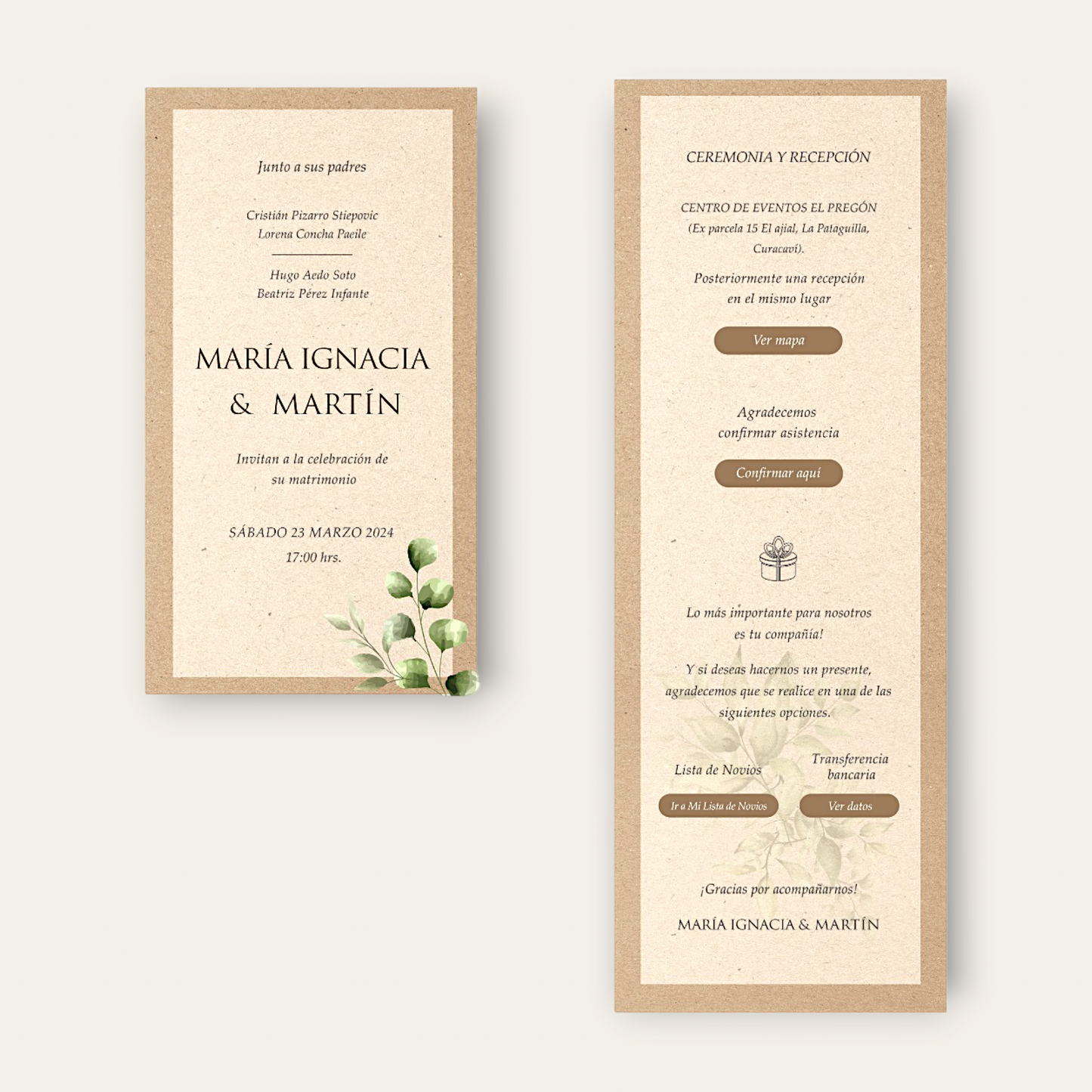 Invitación Digital Plus (Cód.D400)