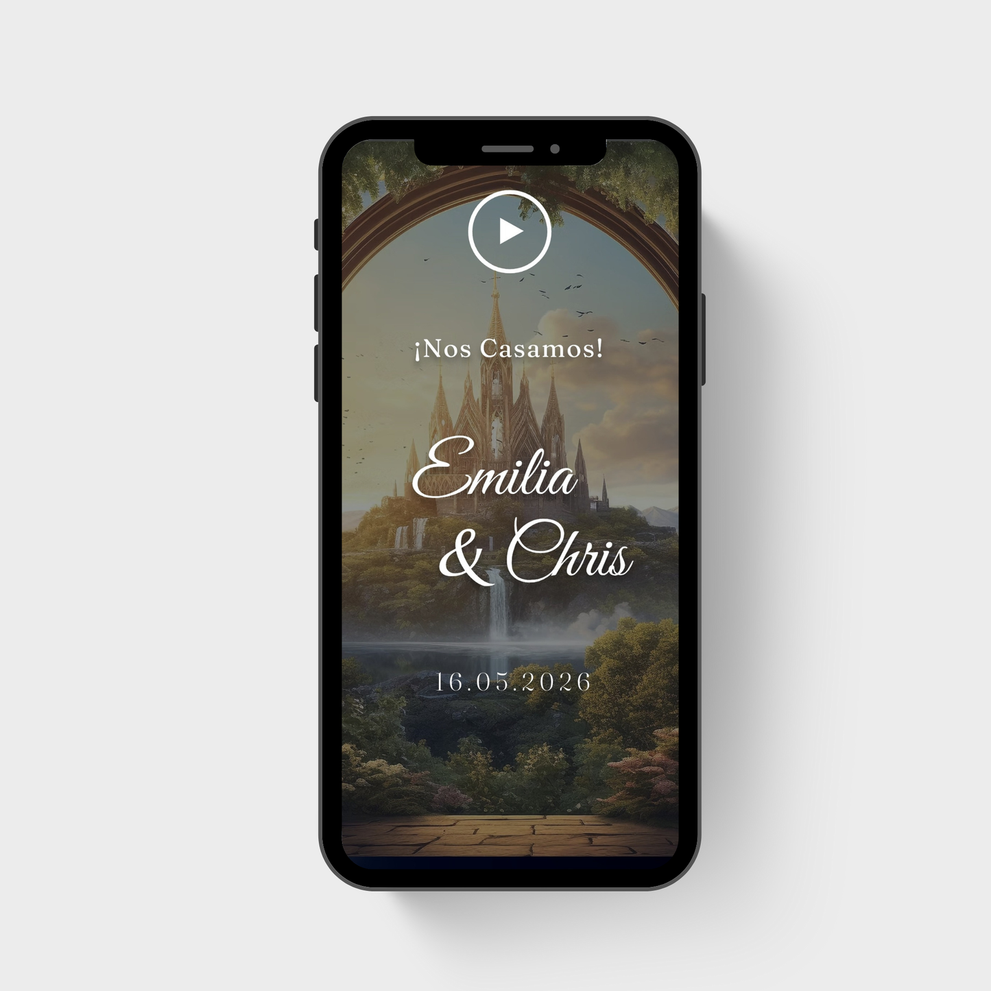 Invitación Digital Website cód. W-405