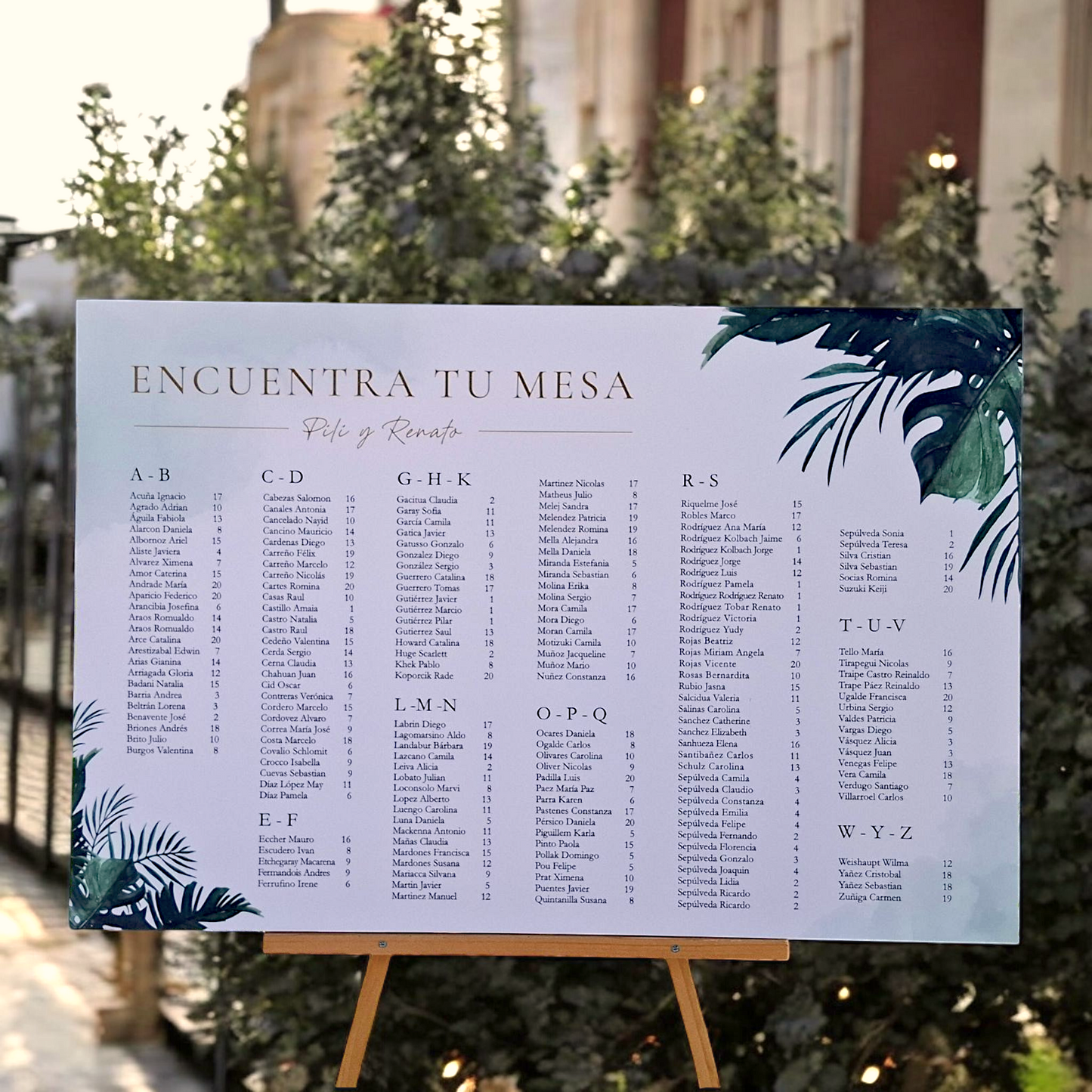 Letrero Encuentra tu mesa cód.LE059