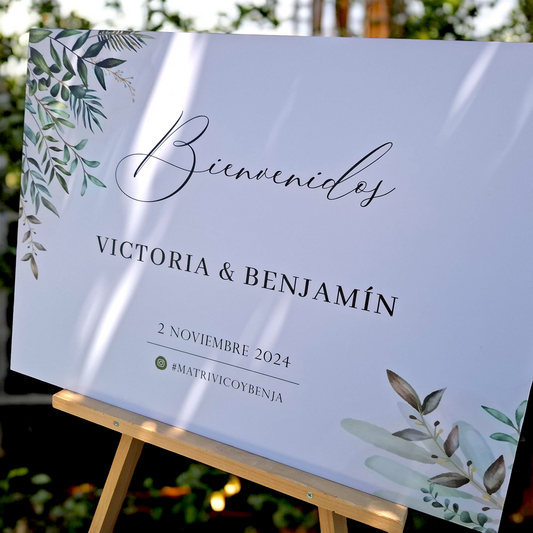 Letrero de Bienvenida cód.LB002