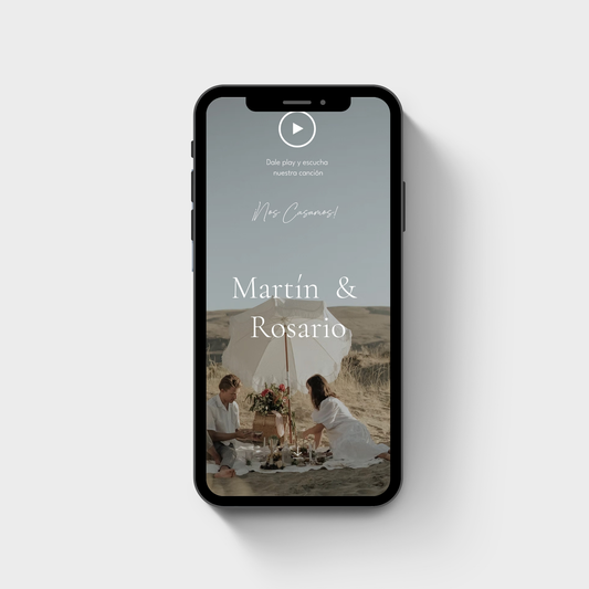 Invitación Digital Website cód. W-303