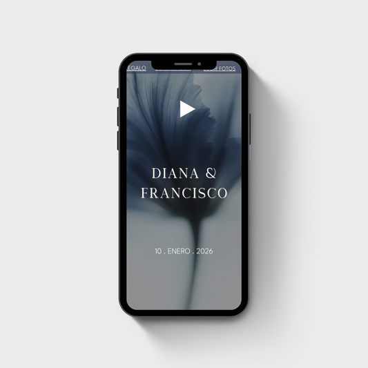 Invitación Digital Website cód. W-103