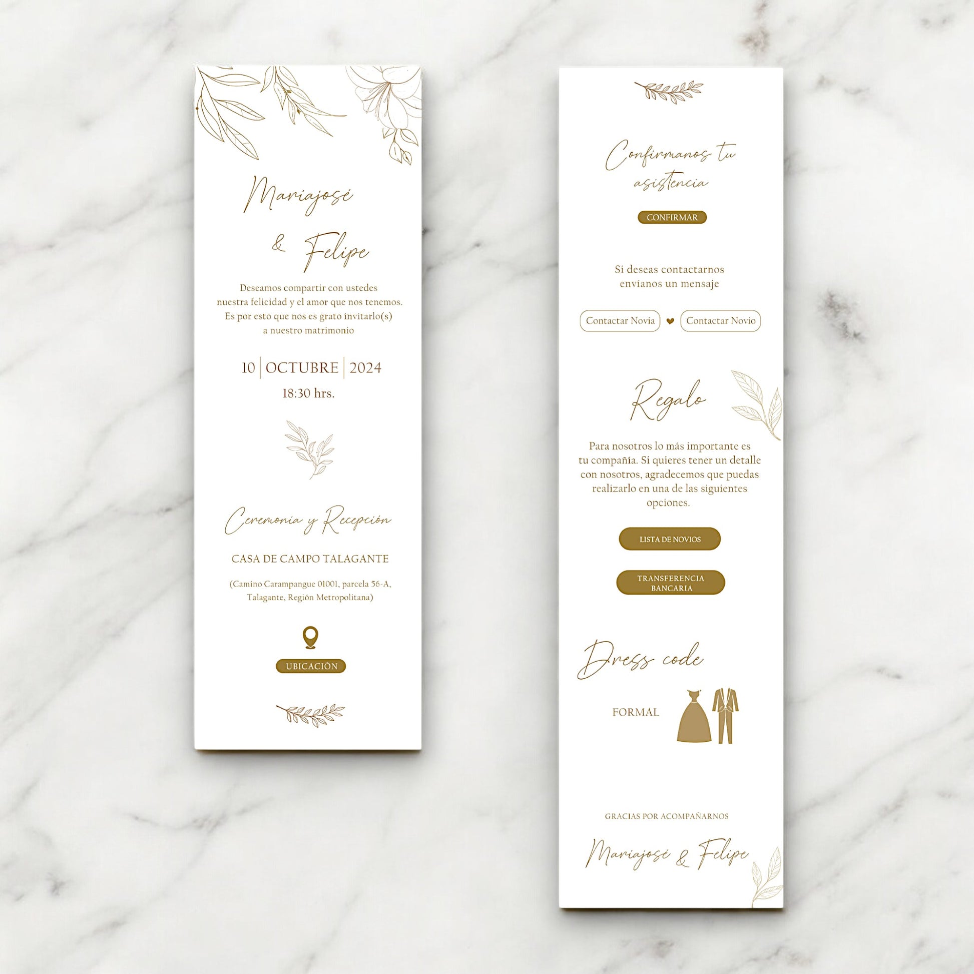 Invitación Formal Invitacion De Boda En Ingles Invitaciones De