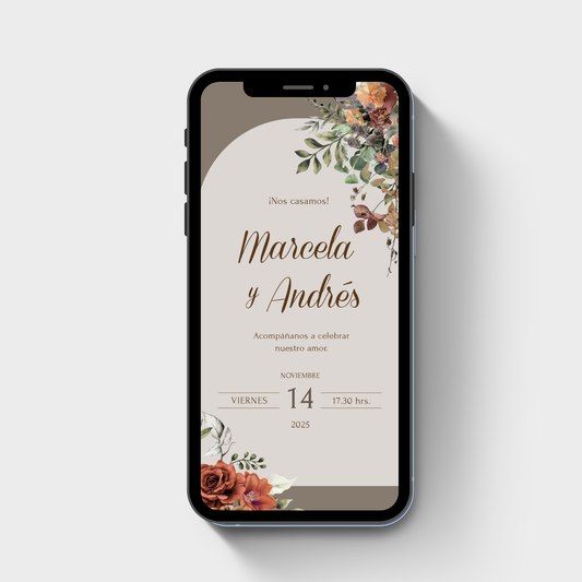 Invitación Digital Plus DY123