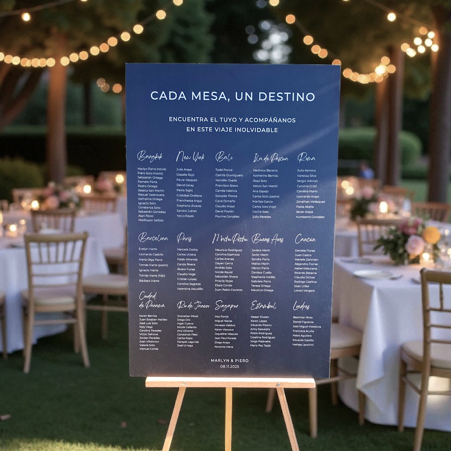 Letrero Encuentra tu asiento cód.LE-06