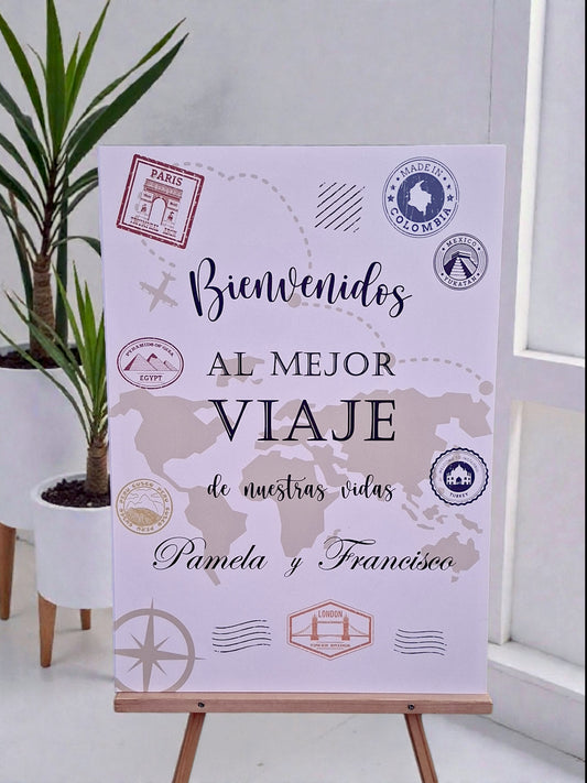 Letrero de Bienvenida (cód.LB013)