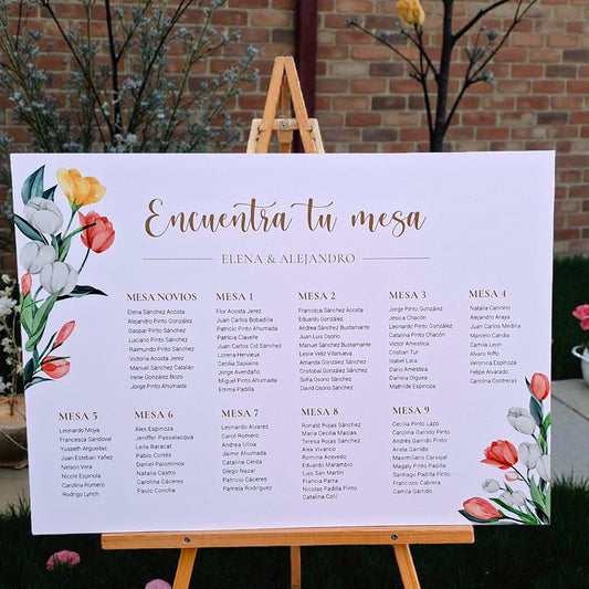 Letrero Encuentra tu asiento cód.LE-08