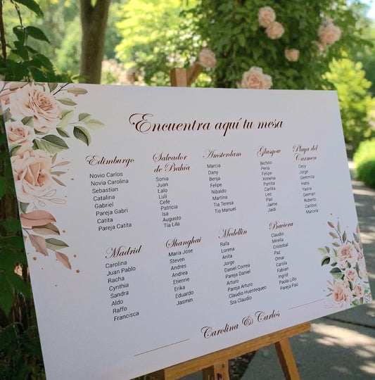 Letrero Encuentra tu asiento cód.LE-07