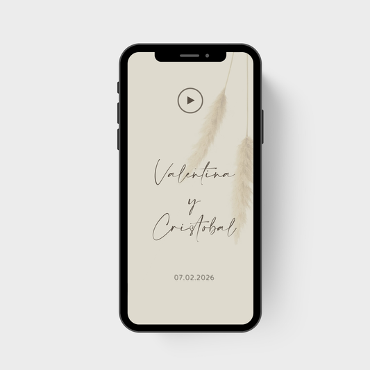 Invitación Digital Website cód. W-404