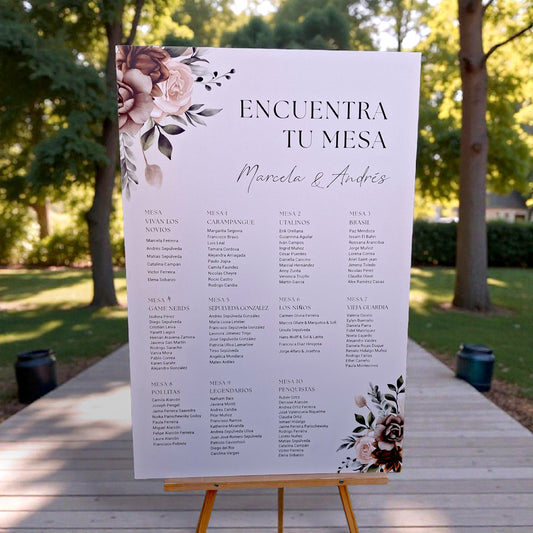 Letrero Encuentra tu asiento cód.LE-09