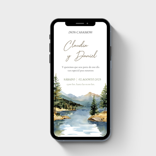 Invitación Digital Plus cód. DY119